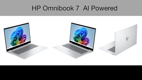 HP Omnibook 7 AI Powered Laptop 17.3" Touchscreen IPS FHD Display (Intel Ultra 7-258V, 32GB LPDDR5X, 1TB PCIe SSD, Intel Arc 140V, Thunderbolt 4, Backlit KB, Win 11 Pro) w/Dockztorm Hub in Kuwait