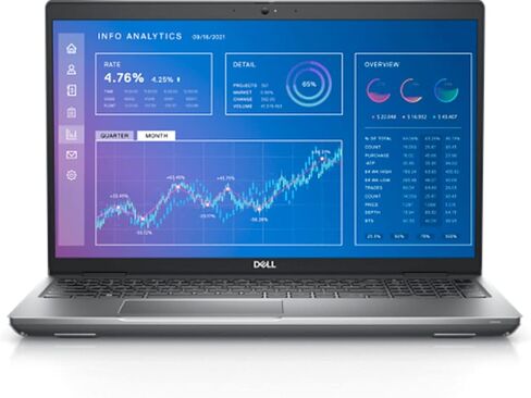 Dell Precision 3571 Workstation Laptop (2022) | 15.6" 1920x1080 FHD | Core i7-12700H - 512GB SSD Hard Drive - 16GB RAM - Nvidia RTX T600 | 14 cores @ 4.7 GHz - 4GB GDDR6 Win 11 Pro Silver (Renewed) in Kuwait