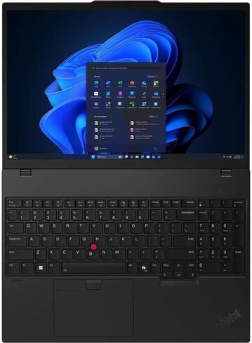 Lenovo ThinkPad T16 Gen 4 21QE007TUS نوت بوك بشاشة لمس 16 بوصة - WUXGA - Intel Core Ultra 7 265U - تقنية vPro - 32 جيجا بايت - 1 تيرابايت SSD - لوحة مفاتيح باللغة الإنجليزية - أسود in Kuwait
