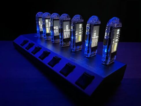 Bitcoin Merch -7X NerdMiner 2 - USB Solo Bitcoin Miner Combo in Kuwait