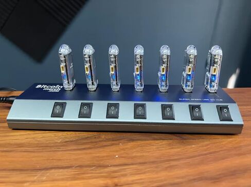 Bitcoin Merch -7X NerdMiner 2 - USB Solo Bitcoin Miner Combo in Kuwait
