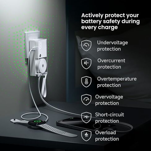 sharge 3 in 1 Portable Charger with Built-in Retractable Cables 10000mAh Power Bank, 30W Max Travel Essentials Battery Pack Fast Charging Powerbank for iPhone 17/16 and More in Kuwait