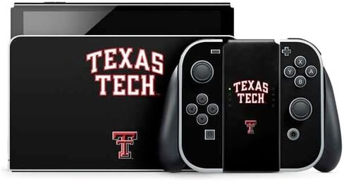 Skinit Decal Gaming Skin Compatible with Nintendo Switch OLED (2021) - Officially Licensed Texas Tech University Red Raiders Design in Kuwait