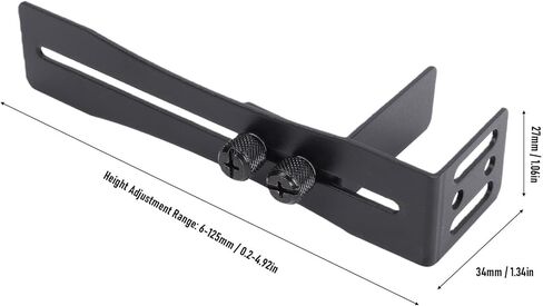 Diyeeni GPU Support Bracket, Height Adjustable Steel Graphics Card Support, GPU Bracket Brace, Video Card Sag Holder, Stand with Shock Absorption for Fan Steel 125mm (Black) in Saudi Arabia