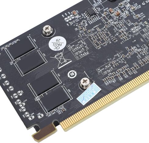 Fabater Graphics Card, 2GB GDDR3 64 Bit VGA DVI PCI Express Low Profile Graphics Card, R5 230 with No External Power Required for Desktop PC in Kuwait