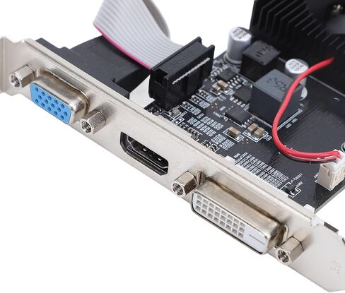 Fabater Graphics Card, 2GB GDDR3 64 Bit VGA DVI PCI Express Low Profile Graphics Card, R5 230 with No External Power Required for Desktop PC in Kuwait