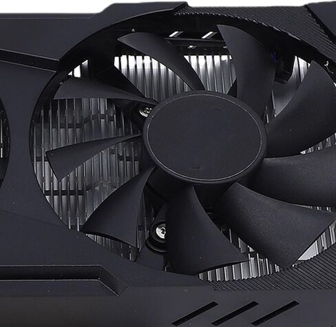 بطاقة رسومات EBTOOLS، ذاكرة GDDR6 سعة 6 جيجابايت، بطاقة فيديو للألعاب بمروحة مزدوجة 192 بت PCIe 3.0، تدعم دقة 1080p 1440p مع التكنولوجيا، للكمبيوتر المكتبي in Kuwait