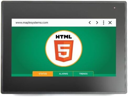 7" Capacitive Web HMI Panel, 1024x600 Display, 1000 nits Brightness, Class 1 Div 2 Rated, WP4070AP in Kuwait