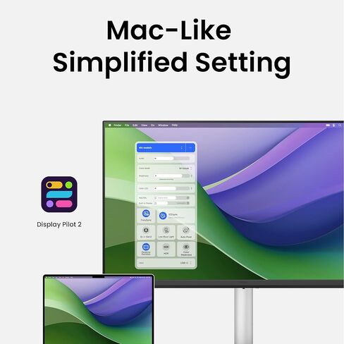 BenQ MA270U 27" 4K 3840x2160 Monitor for MacBook Pro/Air Dual USB-C Mac Color Match USB Hub Brightness & Volume Control on Mac Height & Tilt Adj Stand (Renewed) in Kuwait