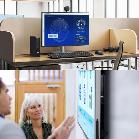 Dell Micro Mini Desktop, Next Gen OptiPlex 7000 7020 MFF, AI Copilot+ PC, Intel Ultra 5 235 (13 Tops NPU, 14 cores), 16GB DDR5, 512GB SSD, 3X DP, Bluetooth, WiFi 6, Windows 11 Pro (Renewed) in Kuwait
