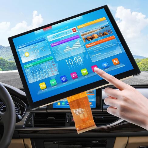 8.4" Uconnect 4C NAV UAQ Touch Screen Display LCD Monitor Replacement for Dodge RAM Jeep Chrysler 2017-2022, Replaces LA084X01(SL)(02) in Kuwait