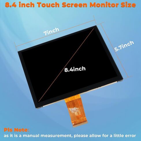 8.4" Uconnect 4C NAV UAQ Touch Screen Display LCD Monitor Replacement for Dodge RAM Jeep Chrysler 2017-2022, Replaces LA084X01(SL)(02) in Kuwait