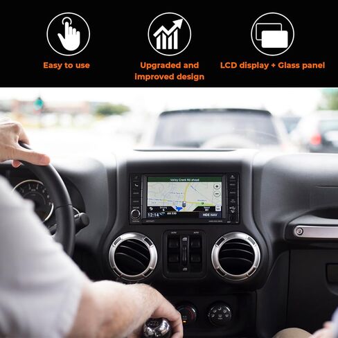8.4" Uconnect 4C NAV UAQ Touch Screen Display LCD Monitor Replacement for Dodge RAM Jeep Chrysler 2017-2022, Replaces LA084X01(SL)(02) in Kuwait