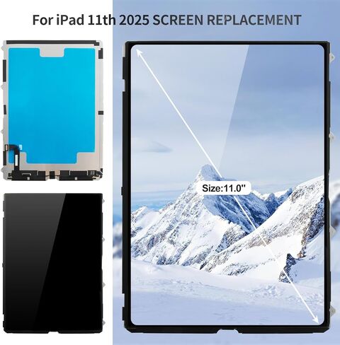 for iPad 11th Generation 2025 Screen Replacement for iPad 11 Display LCD for iPad A3355 LCD Screen Replacement A3356 A3354 11" A16 (Without Digitizer) in Kuwait