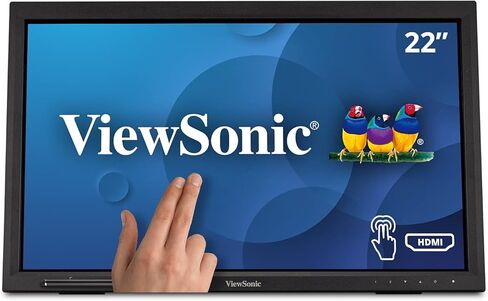 ViewSonic TD2223 22 Inch 1080p 10-Point Multi IR Touch Screen with Eye Care HDMI, VGA, DVI and USB Hub (Renewed) in Kuwait