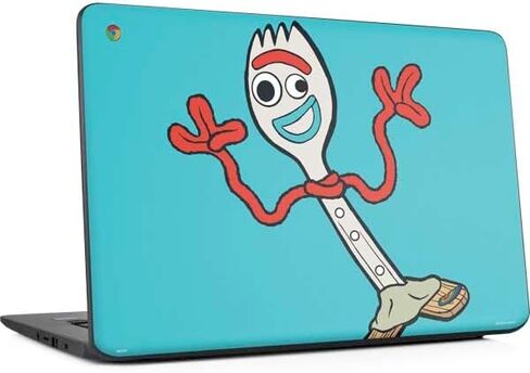 Skinit Decal Laptop Skin Compatible with Chromebook 14 G5 - Officially Licensed Disney Toy Story Forky Design in Kuwait