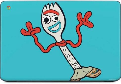Skinit Decal Laptop Skin Compatible with Chromebook 14 G5 - Officially Licensed Disney Toy Story Forky Design in Kuwait