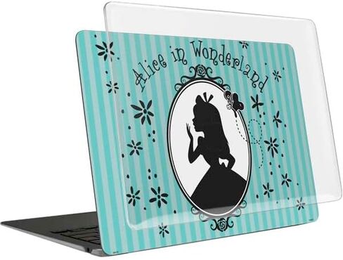 حقيبة كمبيوتر محمول Skinit Plus متوافقة مع جهاز MacBook Air 15in (2023) - صورة ظلية مرخصة رسميًا من Disney Alice in Wonderland (رسوم متحركة) بتصميم المرآة in Kuwait