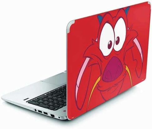 Skinit Decal Laptop Skin Compatible with Envy TouchSmart 15.6in - Officially Licensed Disney Mulan Mushu Design in Kuwait