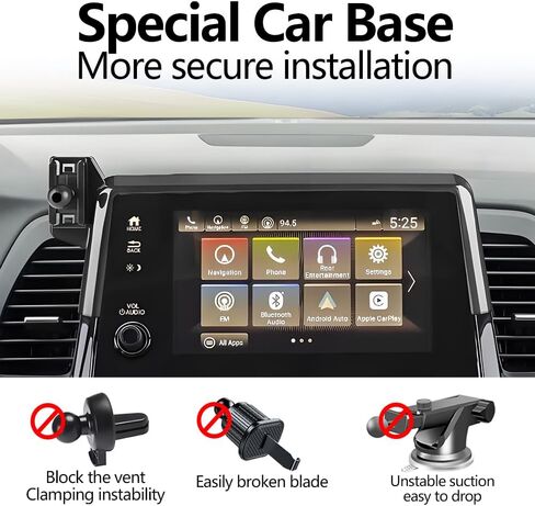 حامل هاتف مغناطيسي للسيارة Honda Odyssey 2018 2019 2020 2021 2022 2023 2024 ملحقات داخلية للسيارات أفضل حامل للهاتف المحمول ومهد للهواتف المحمولة وشاشة شحن وحامل مغناطيسي in Kuwait