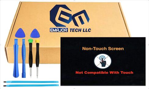 استبدال شاشة EM EMAJOR TECH الجديدة لجهاز Dell DP/N RNTRJ 0RNTRJ 1920X1080 FHD شاشة LED بديلة غير تعمل باللمس مع مجموعة من الأشرطة والأدوات in Kuwait