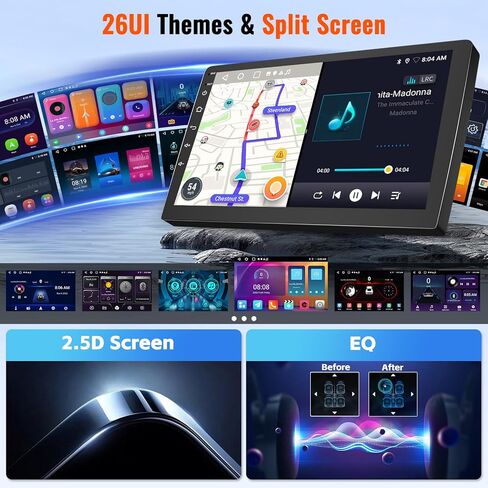 ستيريو سيارة 2+64 جيجا بايت Android 15 لسيارة شيفروليه تشيفي سبارك 2011-2014 مع CarPlay Android Auto اللاسلكي، راديو سيارة بشاشة لمس 9 بوصة لسيارة Chevy Spark مع WiFi GPS Navigation Bluetooth FM/RDS EQ كاميرا احتياطية in Kuwait