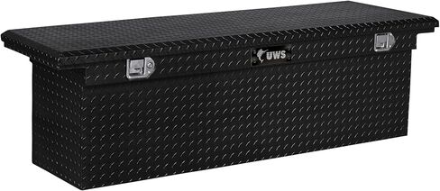 UWS EC10802 69-Inch Gloss Black Heavy-Wall Aluminum Deep Truck Tool Box with Low Profile, RigidCore Lid in Saudi Arabia