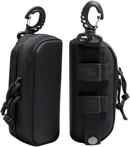 Tactical Molle Glasses Pouch - Hard Shell Eyeglass Case with Clip, Portable Sunglasses Case for Outdoor Use in Kuwait