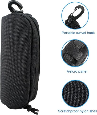 Tactical Molle Glasses Pouch - Hard Shell Eyeglass Case with Clip, Portable Sunglasses Case for Outdoor Use in Kuwait