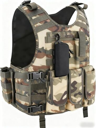 Tactical Molle Glasses Pouch - Hard Shell Eyeglass Case with Clip, Portable Sunglasses Case for Outdoor Use in Kuwait