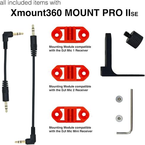 Mount for Insta360 X3 / X4 / X5 and for DJI Mic 1 / Mic 2 / Mic Mini in Kuwait