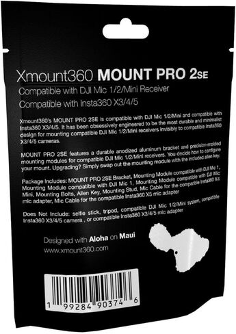 Mount for Insta360 X3 / X4 / X5 and for DJI Mic 1 / Mic 2 / Mic Mini in Kuwait