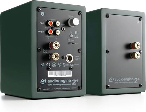مكبرات صوت Audioengine A2 ذات إصدار محدود باللون الأخضر غير اللامع مع حوامل معدنية خضراء DS1M للموسيقى والألعاب والأفلام والاستوديوهات والمساكن وغرف النوم والمكاتب in Kuwait