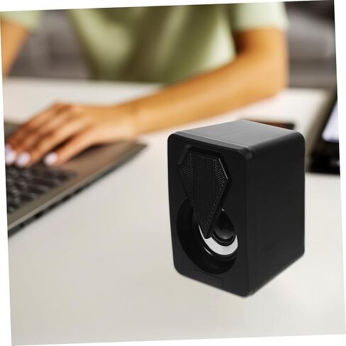 Homoyoyo USB Computer Speakers 1 Pair Mini Wired High Volume Music Speakers for Desktop Laptop Office Gaming with RGB Light, Portable Sound Box Compatible with Dc5v Power Random Style in Kuwait