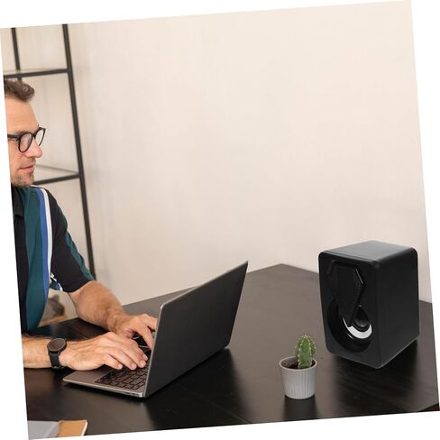 Homoyoyo USB Computer Speakers 1 Pair Mini Wired High Volume Music Speakers for Desktop Laptop Office Gaming with RGB Light, Portable Sound Box Compatible with Dc5v Power Random Style in Kuwait