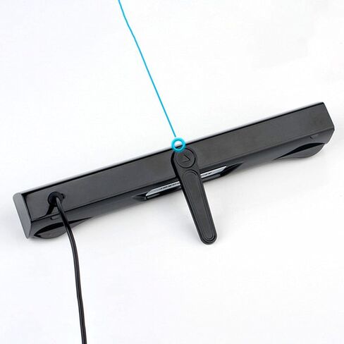 مكبر صوت للكمبيوتر مزود بمنفذ USB سلكي ومضخم صوت ومشبك صوت نحيف ومشبك محمول للكمبيوتر المحمول وسطح المكتب مناسب للمنزل والمكتب والسفر، أسود in Kuwait