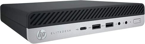 HP EliteDesk 800 G5-MINI, Core i7-8700T 2.4GHz, 16GB RAM, 500GB NVMe, Windows 11 Pro 64Bit, Internal WiFi, (Renewed) in Kuwait