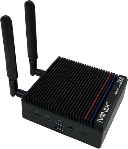 كمبيوتر MINIX NEO Z350-0dB صغير بدون مروحة، Intel Core i3-N350 16GB DDR4، 512GB SSD Windows 11 Pro كمبيوتر مكتبي 4K 60 هرتز 2.5G LAN/USB3.2/WiFi6/BT5.2 يدعم العرض المزدوج in Kuwait