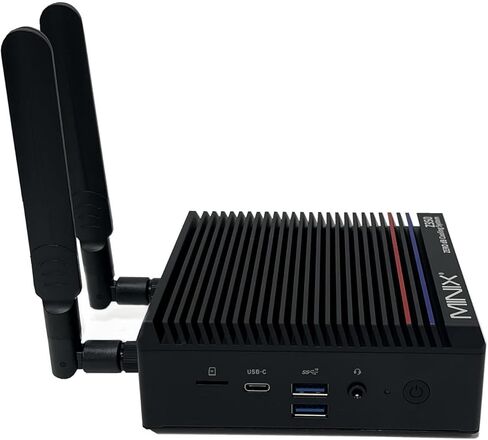 كمبيوتر MINIX NEO Z350-0dB صغير بدون مروحة، Intel Core i3-N350 16GB DDR4، 512GB SSD Windows 11 Pro كمبيوتر مكتبي 4K 60 هرتز 2.5G LAN/USB3.2/WiFi6/BT5.2 يدعم العرض المزدوج in Kuwait