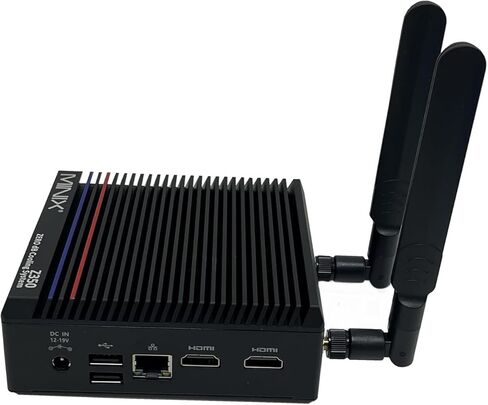 كمبيوتر MINIX NEO Z350-0dB صغير بدون مروحة، Intel Core i3-N350 16GB DDR4، 512GB SSD Windows 11 Pro كمبيوتر مكتبي 4K 60 هرتز 2.5G LAN/USB3.2/WiFi6/BT5.2 يدعم العرض المزدوج in Kuwait