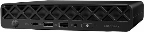 كمبيوتر مكتبي HP EliteDesk 8 G1a - كمبيوتر صغير - AMD Ryzen 5 220-16 جيجابايت رام - 256 جيجابايت SSD - جاك أسود - Windows 11 Pro - Radeon 740M Graphics - Wi-Fi 6 in Kuwait