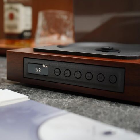 مشغل أقراص مضغوطة محمول DVP-560 مع بلوتوث، ومكبرات صوت مزدوجة مدمجة، وتصميم خشبي قديم، وبطارية قابلة لإعادة الشحن، ومخرج SPDIF، ومشغل أقراص مضغوطة مدمج لديكور المنزل، هدية مثالية in Kuwait