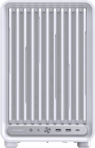 حافظة كمبيوتر JONSBO D33 White Micro ATX، حافظة MATX عالية تدفق الهواء مع لوحة زجاجية مقسى، 9 أوضاع للمروحة، توافق عالٍ، تدعم MATX BTF MB، وحدة معالجة الرسومات 435 مم/360AIO/172 مم، مبرد هواء ATX/SFX PSU، أبيض in Kuwait