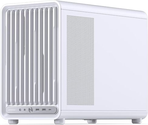 حافظة كمبيوتر JONSBO D33 White Micro ATX، حافظة MATX عالية تدفق الهواء مع لوحة زجاجية مقسى، 9 أوضاع للمروحة، توافق عالٍ، تدعم MATX BTF MB، وحدة معالجة الرسومات 435 مم/360AIO/172 مم، مبرد هواء ATX/SFX PSU، أبيض in Kuwait