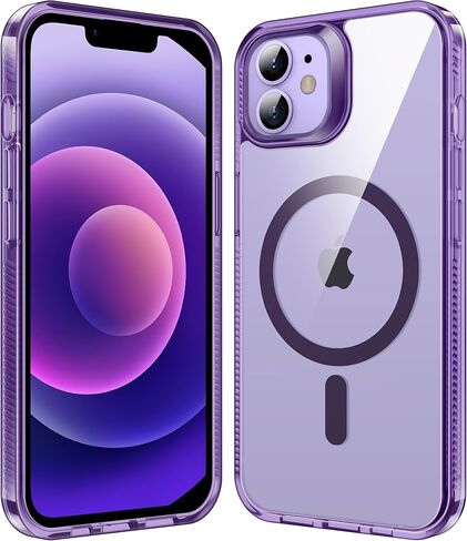 حافظة Supdeal المغناطيسية الشفافة لهاتف iPhone 16، [متوافقة مع MagSafe] [مضادة للانزلاق ولا تصفر] غطاء هاتف من السيليكون الشفاف المقاوم للصدمات من الدرجة العسكرية، 6.1 بوصة، شفاف in Kuwait