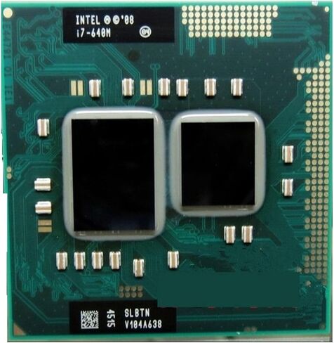 c I7 640M I7-640m Dual 2.8G Hz L3 4M 2800 MHz BGA1288 معالج وحدة المعالجة المركزية Bekerja Pada HM55 شحن مجاني in Kuwait