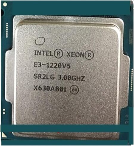 وحدة المعالجة المركزية Xeon Quad c E3-1220V5 3.0 جيجا هرتز LGA1151 8M E3 1220V5 1220 V5 80W وحدة المعالجة المركزية لسطح المكتب E3-1220 in Kuwait