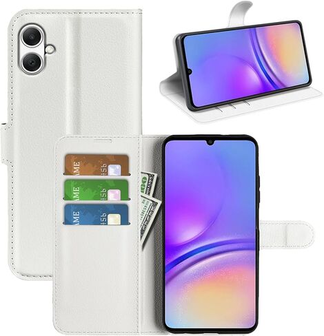 Flip Case for Samsung A05S Wallet PU Leather Magnetic Protective Cellphone Case for Samsung Galaxy A05S A057F Folio Book Cover with Stand (Black) in Saudi Arabia