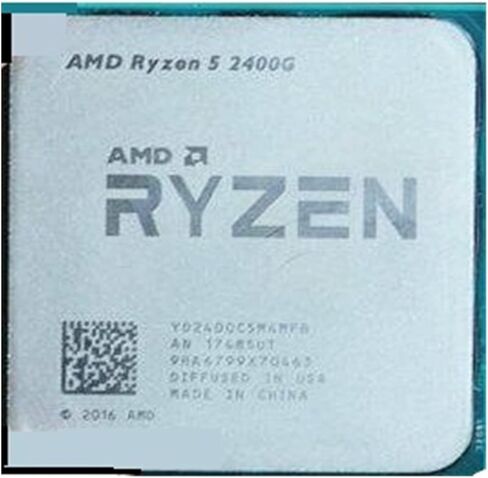 AR 5 2400G R5 3.6G هرتز رباعي النواة Delapan Benang 65W معالج وحدة المعالجة المركزية YD2400C5M4MFB المقبس AM4 in Kuwait