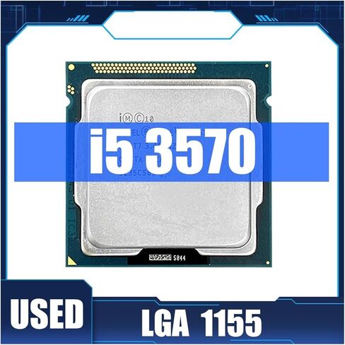 معالج Xeon I CPU I5 3570 رباعي c 3.4 جيجا هرتز L3 = 6 متر 77 واط مقبس LGA 1155 I5-3570 سطح المكتب in Kuwait